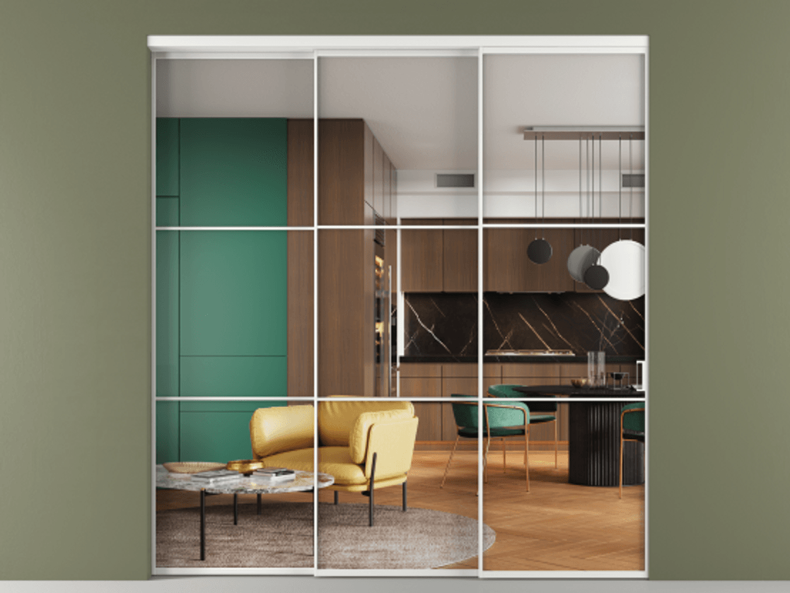 Перегородка Formato внутри проёма телескопик синхро-2 #VENDORCODE# #FURNISH# #GLASS# Цена #PRICE# #CURRENCY#  | Volhovec
